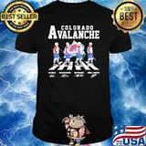 Nice the Colorado Avalanche Hockey Team NHL Champions Abbey Road Signatures Shirt