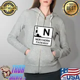 Northern State Parkway Classic T-Shirt Full Zip Hooded