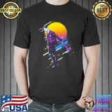 Number five in retro sunset 80s style the umbrella academy movie shirt