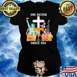 One nation under god Tennessee basketball signatures s Ladies tee