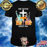 One nation under god Tennessee basketball signatures shirt