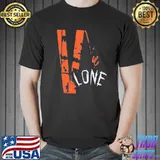 Orange art vlone live n die shirt