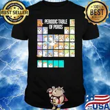 Periodic table of porgs cute group Star wars shirt