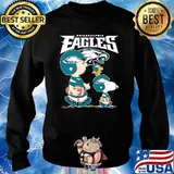 Philadelphia eagles let's play Football together Snoopy NFL s Sweater