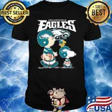 Philadelphia eagles let's play Football together Snoopy NFL shirt