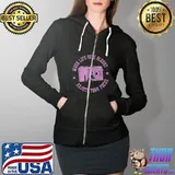 Photo When Life Gets Blurry, Adjust Focus T-Shirt Full Zip Hooded