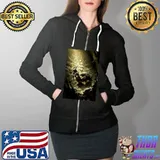 Predator Skull Shirt Full Zip Hooded