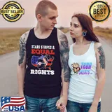 Pro Choice Feminist 4th of July - Stars Stripes Equal Rights T-Shirt Tank Top
