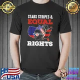 Pro Choice Feminist 4th of July - Stars Stripes Equal Rights T-Shirt