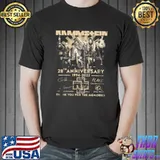 Rammstein 28th anniversary 19942022 signatures world tour 2022 shirt