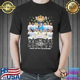Real Madrid uefa champions league thank you memories signatures shirt