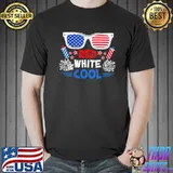Red white cool American Patriots range 4th of july shirt