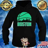 Retro Boston Celtics Basketball Shirt Hoodie