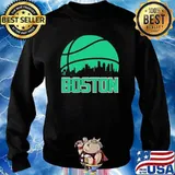 Retro Boston Celtics Basketball Shirt Sweater