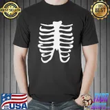 Rib cage creepy cute lovers shirt