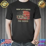 Ridin' With Biden, I'm Good Funny Bike Fall Joe biden T-Shirt