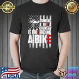 Running The Country Is Like Riding A Bike America flag T-Shirt