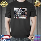 Running the country is like riding a bike Funny Joe biden Premium T-Shirt