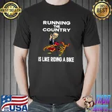 Running the country is like riding a bike Joe Biden Bicycle T-Shirt
