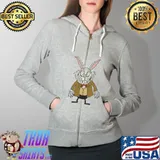Scary rabbit alices adventures in wonderland s Full Zip Hooded