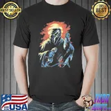 Scream ghostface art moon telephone shirt