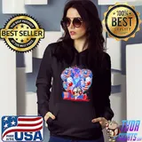 Sewing Independence Day Gnome Shirt Hoodie