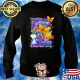 Sometimes I Just Look Up Heaven Smile Snoopy Butterflies Shirt Sweater