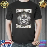 Sons Of Freedom Divorced Chapter Skull Shirt