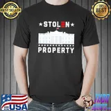 Stolem property political Biden in white house shirt