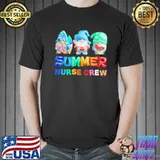 Summer Nurse Gnome Shirt