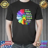 Suport The Fighters Admire the Survivors FLower Shirt