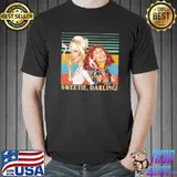Sweetie darling smoking drinking vintage shirt