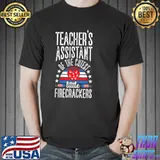 Teacher assistant 4th of july teacher aide appreciation shirt