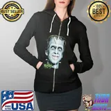 The Munsters Hermans Head Shirt Full Zip Hooded