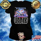 The rangers new york 96th anniversary thank for memories signatures s Ladies tee