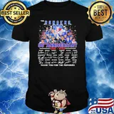 The rangers new york 96th anniversary thank for memories signatures shirt