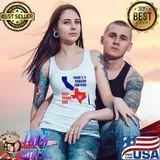 There's a Reason You Fled Keep Texas Red Shirt Tank Top