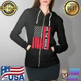 Us American flag we the people vintage 4th of july patriotic s Full Zip Hooded