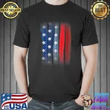 Vintage American Flag USA family matching US 4th Of July T-Shirt