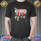 Vintage band english rock the kinks band shirt