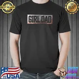 Vintage Girl Dad Proud Father Classic Father's Day Daddy T-Shirt