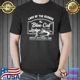 Vintage the blue cat lodge lake of the ozarks shirt