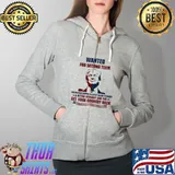Wanted For econd Term Trump Shirt Full Zip Hooded