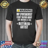 Warning MAt Spontaneously Start Talking About Shirt Unisex