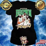 Welcome To Brown Town Boston Celtics Shirt Ladies tee