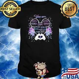 You are beautiful strong victorious chosen mickey flowers shirt