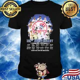 121st anniversary New York Yankees thank for memories signatures shirt