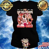 1997 NBA Champs Chicago Bulls Shirt Ladies tee