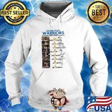 2022 NBA Finals Champions Golden State Warriors Team Signature Shirt Hoodie