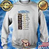 2022 NBA Finals Champions Golden State Warriors Team Signature Shirt Sweater